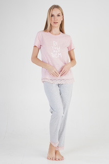 Пижама женская VIENETTA 210010_0000 розовая XL