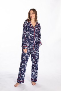 Пижама женская VIENETTA 104169_5100 синяя XL