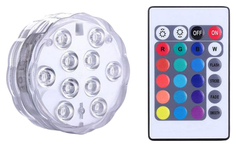 Светильник PL10 светодиодный водонепроницаемый для аквариума GSMIN, 10 LED, RGB