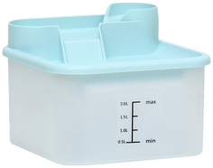 Фонтанчик для животных Пижон, 20х17х15,5 см, голубой