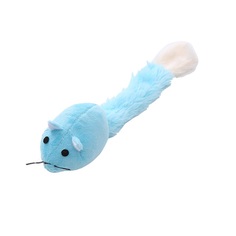 Игрушка для кошек Mascube, крыса, с кошачьей мятой, синяя, MBV032-2-2