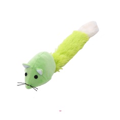 Игрушка для кошек Mascube, крыса, с кошачьей мятой, зелёная, MBV032-2-4