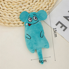 Игрушка для кошек Mascube, с кошачьей мятой, бирюзовая, MBV032-28-3