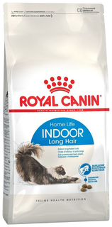 Сухой корм для кошек Royal Canin Indoor Long Hair, 12 шт по 400 г