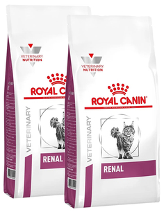 Сухой корм для кошек Royal Canin Renal RF23 при почечной недостаточности, 12 шт по 0,4 кг