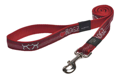 Поводок для собак Rogz 20 мм 1,4 м красный