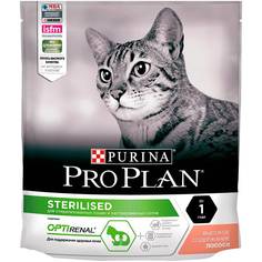 Сухой корм для кошек PRO PLAN Sterilised Optirenal, кролик, 0.4кг