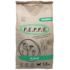 Сухой корм для кошек PEPPO кролик, 1,5 кг