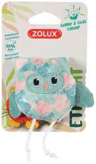 Игрушка для кошек ZOLUX совенок, с кошачьей мятой, 9см