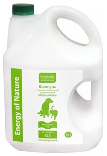 Шампунь для животных Pchelodar Energy of Nature концентрат 1:4, с медом и облепихой, 5л Пчелодар