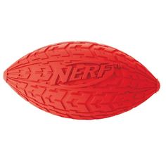 Игрушка для собак Nerf Мяч для регби резиновый пищащий оранжевый 15 см