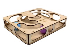 Игрушка для кошек GoSi Прямоугольник с шариками 26 см