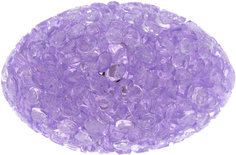 Мячик блестящий регби 5,5см фиолетовый Каскад