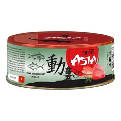 Влажный корм для кошек Prime Asia с тунцом и красной кефалью в желе 85 г P.R.I.M.E.