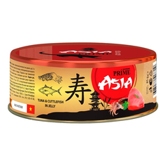 Влажный корм для кошек Prime Asia Тунец с каракатицей в желе 85 г P.R.I.M.E.