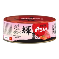 Влажный корм для кошек Prime Asia с тунцом и лососем в желе 85 г P.R.I.M.E.