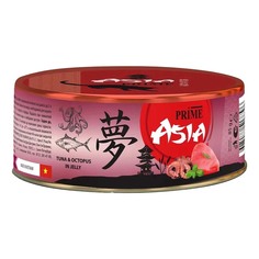 Влажный корм для кошек Prime Asia с тунцом и осьминогом в желе 85 г P.R.I.M.E.