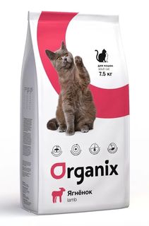 Сухой корм для кошек Organix Adult Cat Lamb Ягненок 7.5кг