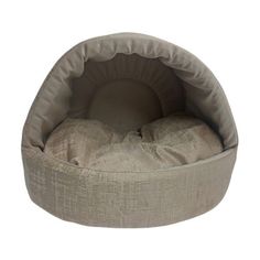HOMEPET Indigo latte №2 44 см х 44 см х 36 см домик эстрада бежево-золотистый для домашних