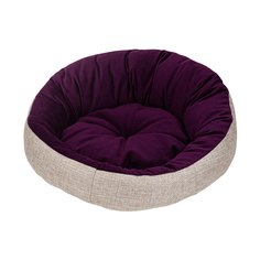 Лежак для собак и кошек Xody Подиум, флок, VIOLET, 50х50х15 см