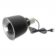 Светильник для террариума Mobicent LST145-50K с керамической лампой, черный, 50 Вт