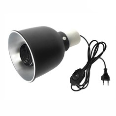 Светильник для террариума Mobicent LST145D-50K с керамической греющей лампой, черный,50 Вт