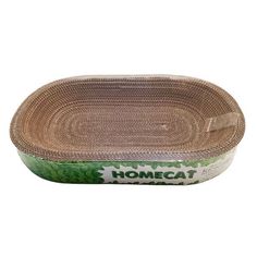 Когтеточка Homecat Мятная чаша, 50 см х 30 см х 8 см, гофрокартон