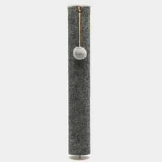 Сменный стобик для когтеточек Homestuff, одинарный с помпоном, фетр, 48 см