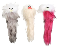 Игрушка для кошек Sweet Home Мышь из искусственного меха, до 24 см с хвостом, 3 шт