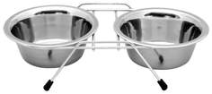 Миска VM-2700 (G), на подставке, 2x360 мл No Brand