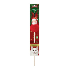 Игрушка для кошек Triol New Year Пушистый Дед Мороз 10х40 см