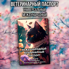 Ветеринарный паспорт для кошек и собак Аурасо, международный, модель PSP-VTR-0008-VAR