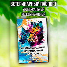 Ветеринарный паспорт для кошек и собак Аурасо, международный, модель PSP-VTR-0001-VAR