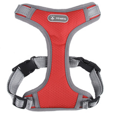 Шлейка для собак Mirestra, прогулочная, красный, нейлон, размер XL