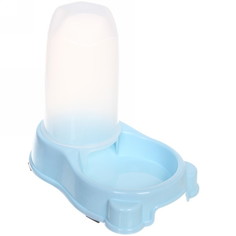 Автокормушка для животных Ultramarine Один дома, голубой, пластик, 1,2 л, 27х17х25 см