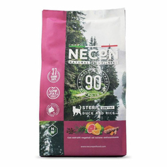 Сухой корм для кошек Necon Natural Wellness Sterilized Low Fat утка и рис, 400г