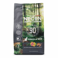 Сухой корм для кошек Necon Natural Wellness индейка и рис, 400г