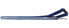 Поводок для собак Каскад Премиум с неопреновой подкладкой синий 2х150 см
