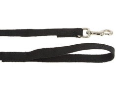 Поводок для собак Каскад брезентовый прошитый со стальным карабином , 25 мм х 5 м