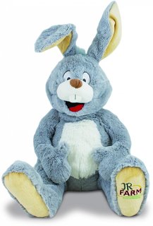 Мягкая игрушка для собак Jr Farm Кролик, серый