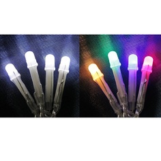 Гирлянда SH Lights MC-ILD120 Нить с матовыми колпачками, 12м, 8 режимов, мульти/белый