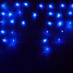 Гирлянда Бахрома SH Lights OIC100LSE-B-T-I4, 2х0.5 м, уличная, соединяемая, синий