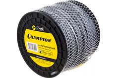 Леска для триммера прямая квадрат 4 мм Champion C7073 80 м