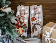 Световое панно Kaemingk christmas time 480168 21x60 см
