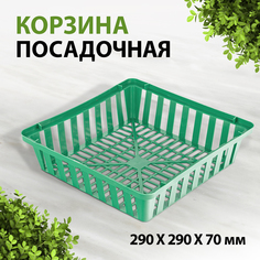 Корзина посадочная 290 х 290 х 70 мм 65080 No Brand