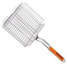 Решетка-гриль Palisad 26 х 32 х 6,5 см, хромированная