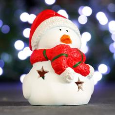 Новогодняя фигурка Хорошие сувениры Птичка в шарфике и шапке 5137994 1 шт.