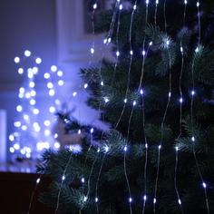 Световая гирлянда новогодняя Luazon lighting Конский хвост 5206133 2 м белый холодный