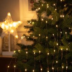 Световая гирлянда новогодняя Luazon lighting Конский хвост 5206135 2 м белый теплый