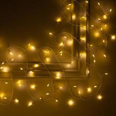Световая гирлянда новогодняя Luazon Lighting мишура 5198394 5 м белый теплый